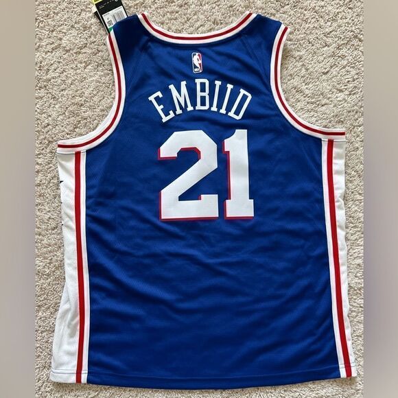 Nike Authentic Joel Embiid NBA Swingman Philadelphia 76ers Jersey - Picture 5 of 7